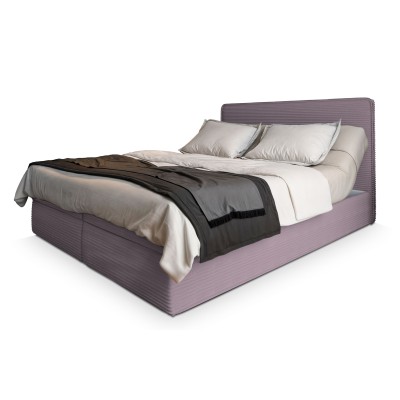 Boxspringbett ASTOR – Kordstoff – Farbe: Lincoln 61