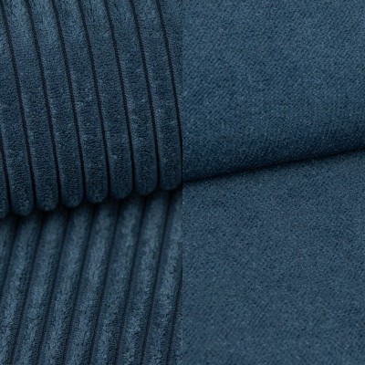 Boxspringbett MATERN – Plüsch-Stoff – Farbe: Poso 05 + kronos 05