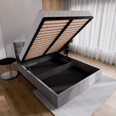 Polsterbett APE – Geflochtener Stoff – Farbe: Cosmic 10