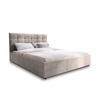 Masseno Polsterbett APE 160x200 cm, Polsterbett mit Bettkästen -Beige, COSMIC 10