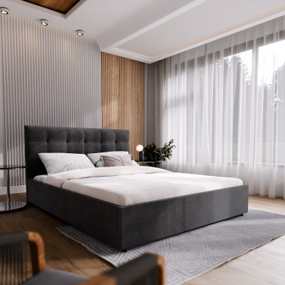 Polsterbett APE – Geflochtener Stoff – Farbe: Cosmic 100