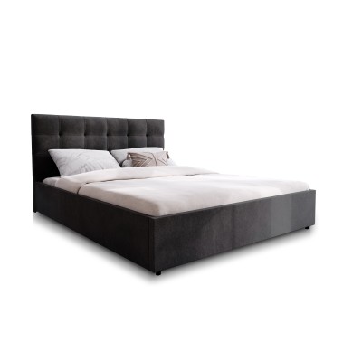Masseno Polsterbett APE 180x200 cm, Polsterbett mit Bettkästen -Schwarz, COSMIC 100