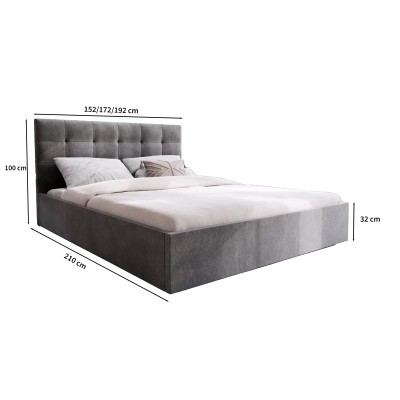 Polsterbett APE – Geflochtener Stoff – Farbe: Cosmic 800