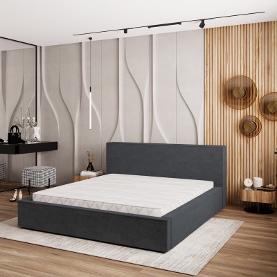 Polsterbett CELORA – Kordstoff – Farbe: Poso 34