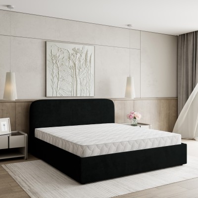 Polsterbett RENIVE – Plüsch-Stoff – Farbe: Kronos 07