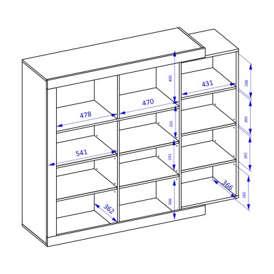 Komoda SINFONIA 150 cm do Salonu Sypialni