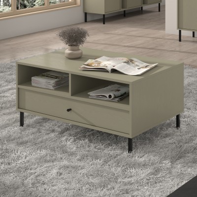 Masseno Couchtisch TORINO 100,2 cm Hellgrün