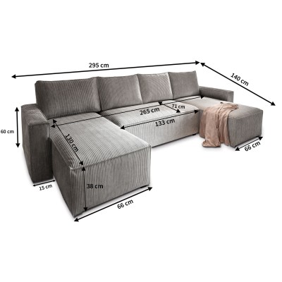 Narożnik ASPRA POSO 34 do Salonu