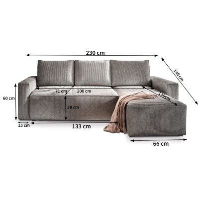 Narożnik POTARO POSO 60 do Salonu