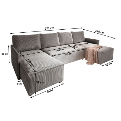 Narożnik TRES POSO 55 do Salonu