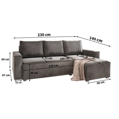 Narożnik SILES MONOLITH 84 do Salonu