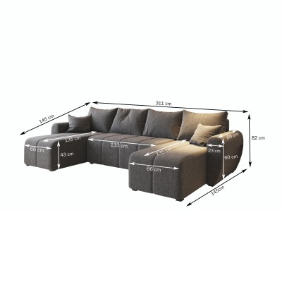 Narożnik MADISON U PAROS 05 do Salonu