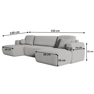 Narożnik SENTUM N NOW OR NEVER 83 do Salonu