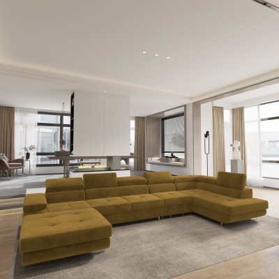 Narożnik VELORA R-S MONOLITH 48 do Salonu