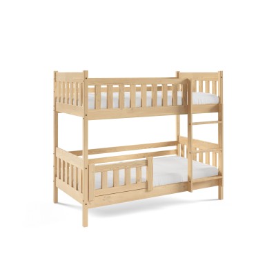 Etagenbett LUCIA 80x160 cm Kiefer Für Kinder Stilvoll Sicher