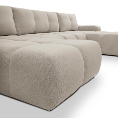 Ecksofa DUCA – Jersey – Farbe: Beige