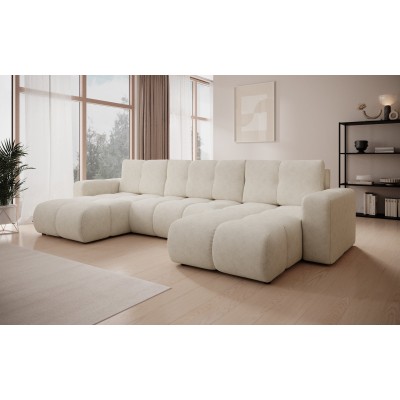 Ecksofa DUCA – Jersey – Farbe: Beige