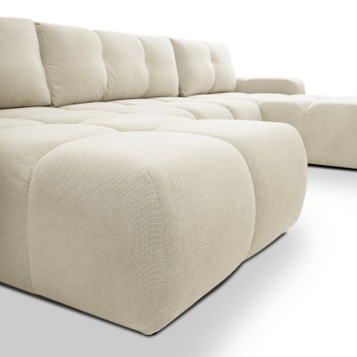 Ecksofa DUCA – Jersey – Farbe: Beige