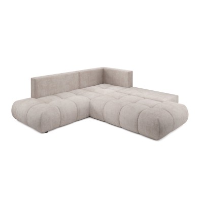 Ecksofa DUCA – Chenille – Farbe: Beige