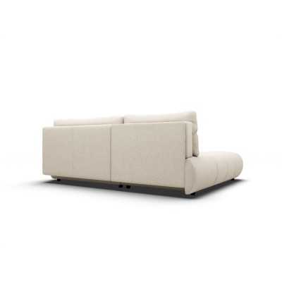 Ecksofa CORSO – Boucle-Stoff – Farbe: Beige