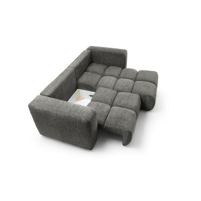 Ecksofa ARTE – Chenille – Farbe: Grau