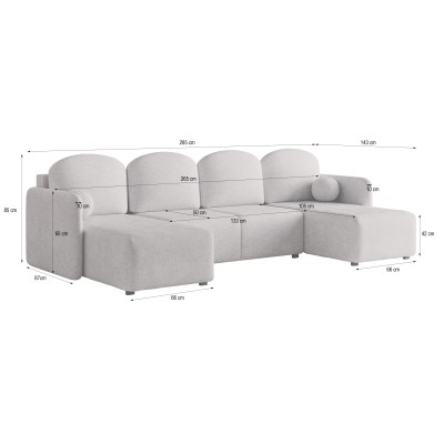 Narożnik NUBERO NEVE 83 do Salonu