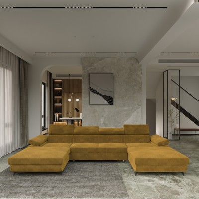 Narożnik DETTI MONOLITH 48 do Salonu