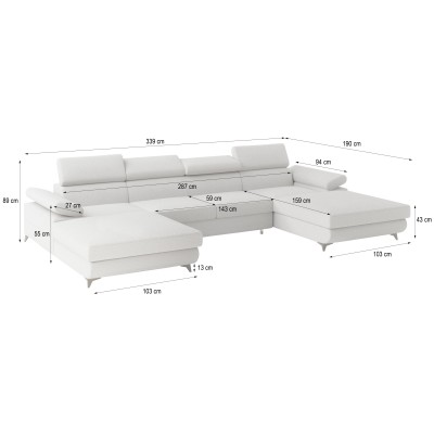 Narożnik DETTI QUELLE 100 do Salonu