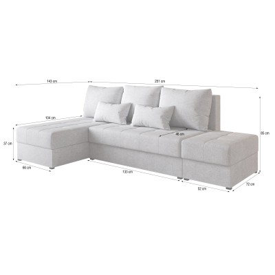 Narożnik NORVI NEVE 77 do Salonu