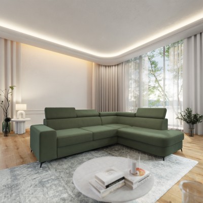 Narożnik ALVORO R-S MATT VELVET 38 do Salonu