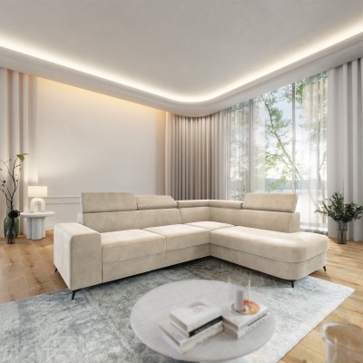 Narożnik ALVORO R-S MONOLITH 04 do Salonu