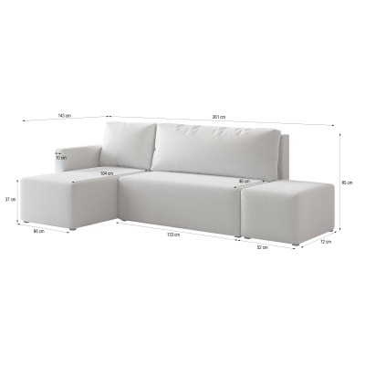 Narożnik VELOTTI R-S QUELLE 92 do Salonu