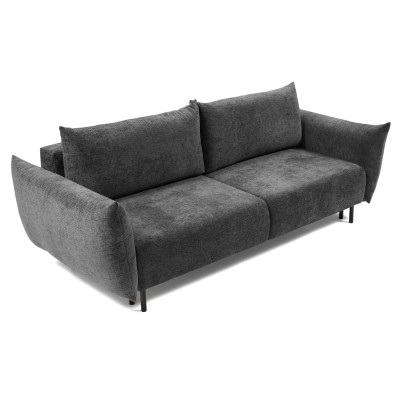 Sofa UNO – Chenille-Stoff – Farbe: Graphitfarben