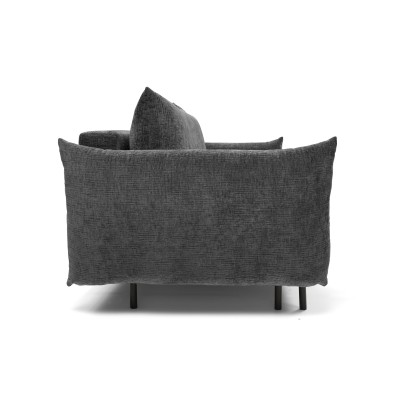 Sofa UNO – Chenille-Stoff – Farbe: Graphitfarben