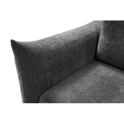 Sofa UNO – Chenille-Stoff – Farbe: Graphitfarben