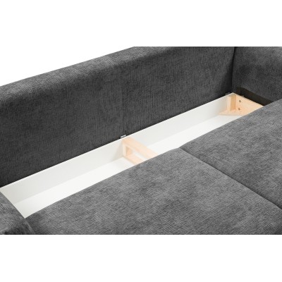 Sofa UNO – Chenille-Stoff – Farbe: Graphitfarben