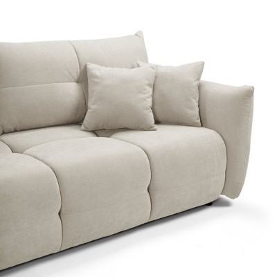 Sofa MODA – Chenille-Stoff – Farbe: Beige