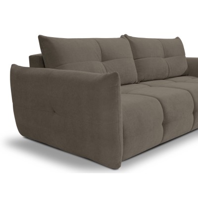 Sofa MODA – Chenille-Stoff – Farbe: Braun