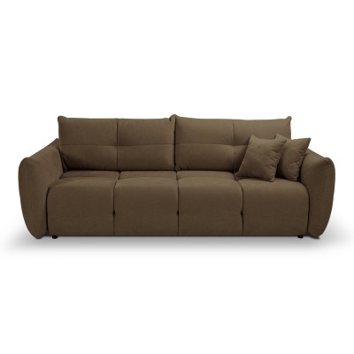 Sofa MODA – Chenille-Stoff – Farbe: Braun