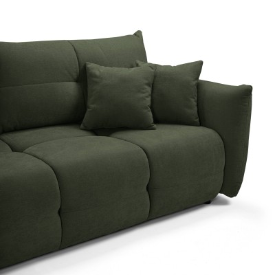 Sofa MODA – Chenille-Stoff – Farbe: Grün