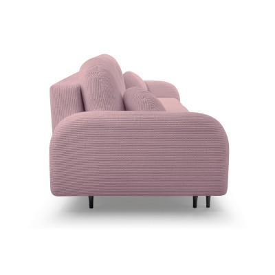 Sofa VIVO – Geflochtener Stoff – Farbe: Rosa