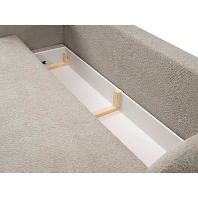 Sofa AMICO – Bucle-Stoff – Farbe: Beige