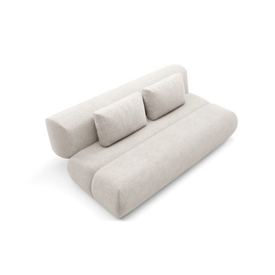 Sofa ATOMO – Chenille-Stoff – Farbe: Beige