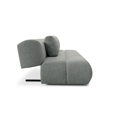 Sofa ATOMO – Chenille-Stoff – Farbe: Grau