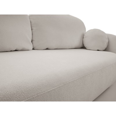 Sofa AMICO – Bucle-Stoff – Farbe: Hellgrau