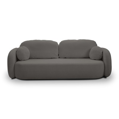Sofa AMICO – Bucle-Stoff – Farbe: Graphitfarben