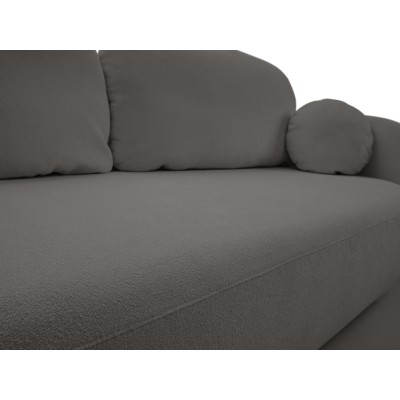 Sofa AMICO – Bucle-Stoff – Farbe: Graphitfarben