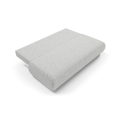 Sofa DELTA – Geflochtener Stoff – Farbe: Hellgrau