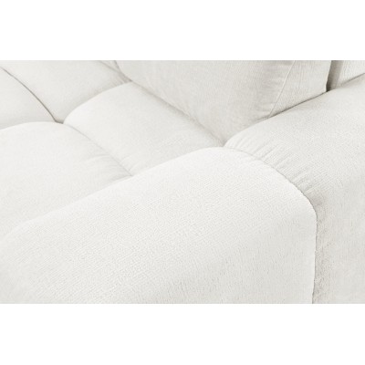 Sofa DUCA – Chenille-Stoff – Farbe: Creme