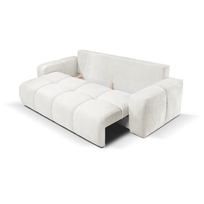 Sofa DUCA – Chenille-Stoff – Farbe: Creme